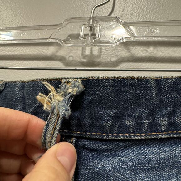 Levi's VTG Jeans 517 Big E Orange Tab Patches Bootcut 1969-1971 Talon Zip 32x34 - Picture 13 of 16